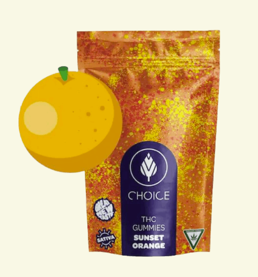 Photograph of product: Choice Chews | 100mg I Sunset Orange (S)