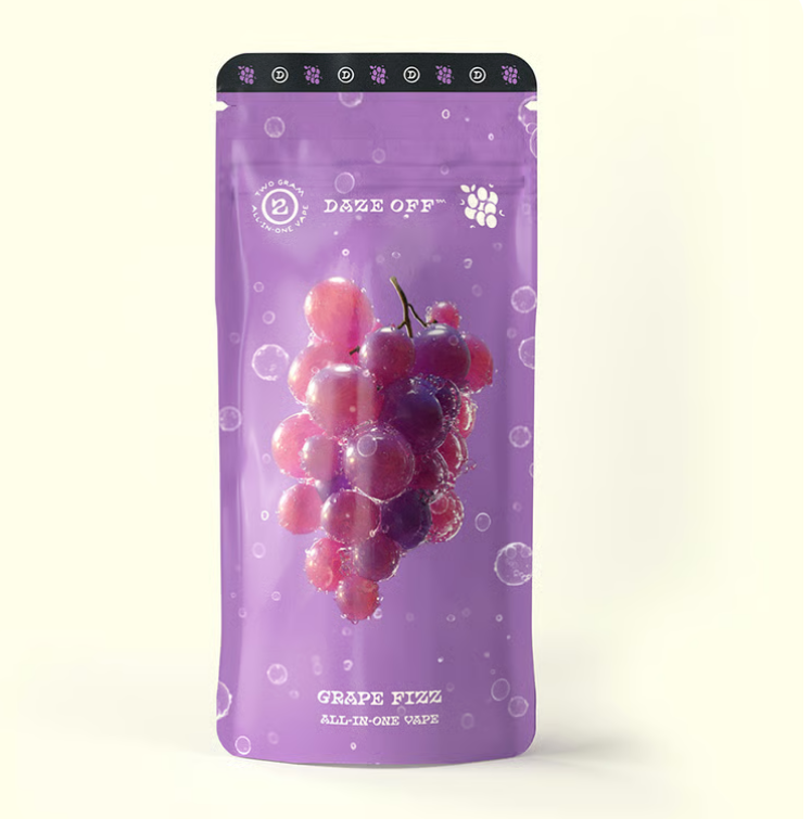 Photograph of product: AZ Daze Off Disposable Vape - Grape Fizz 2g