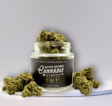 Photograph of Product: Native Nations Cannabis | Flower Strawberry Lemonade 25.72% Hybrid 3.5g