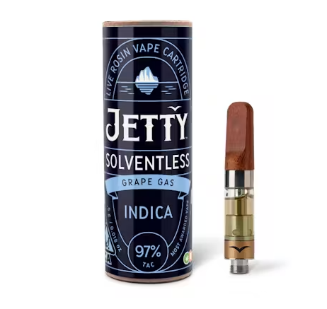 Photograph of product: Grape Gas (I) OCal SOLVENTLESS CARTRIDGE 1g - Jetty