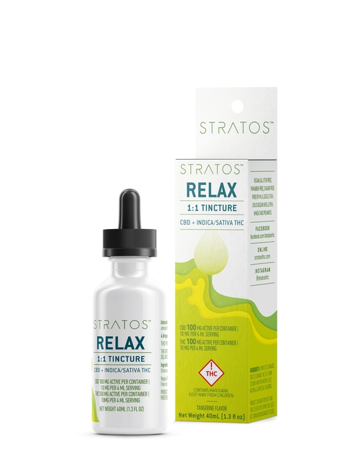 Photograph of product: Stratos - Tincture Relax 1:1 - Tangerine