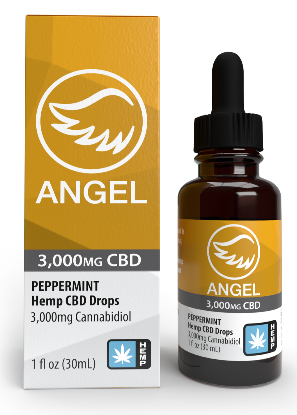 Photograph of product: Angel CBD - Peppermint 3000 mg