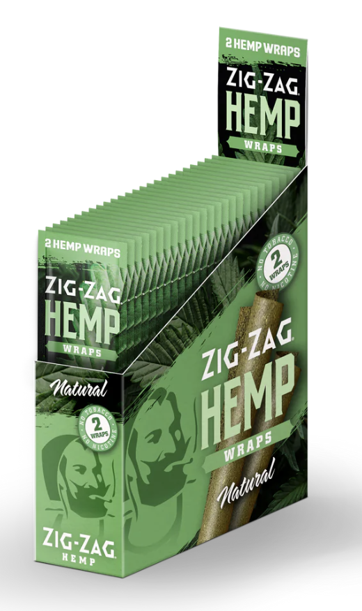 Photograph of product: ZIG-ZAG HEMP WRAPS NATURAL