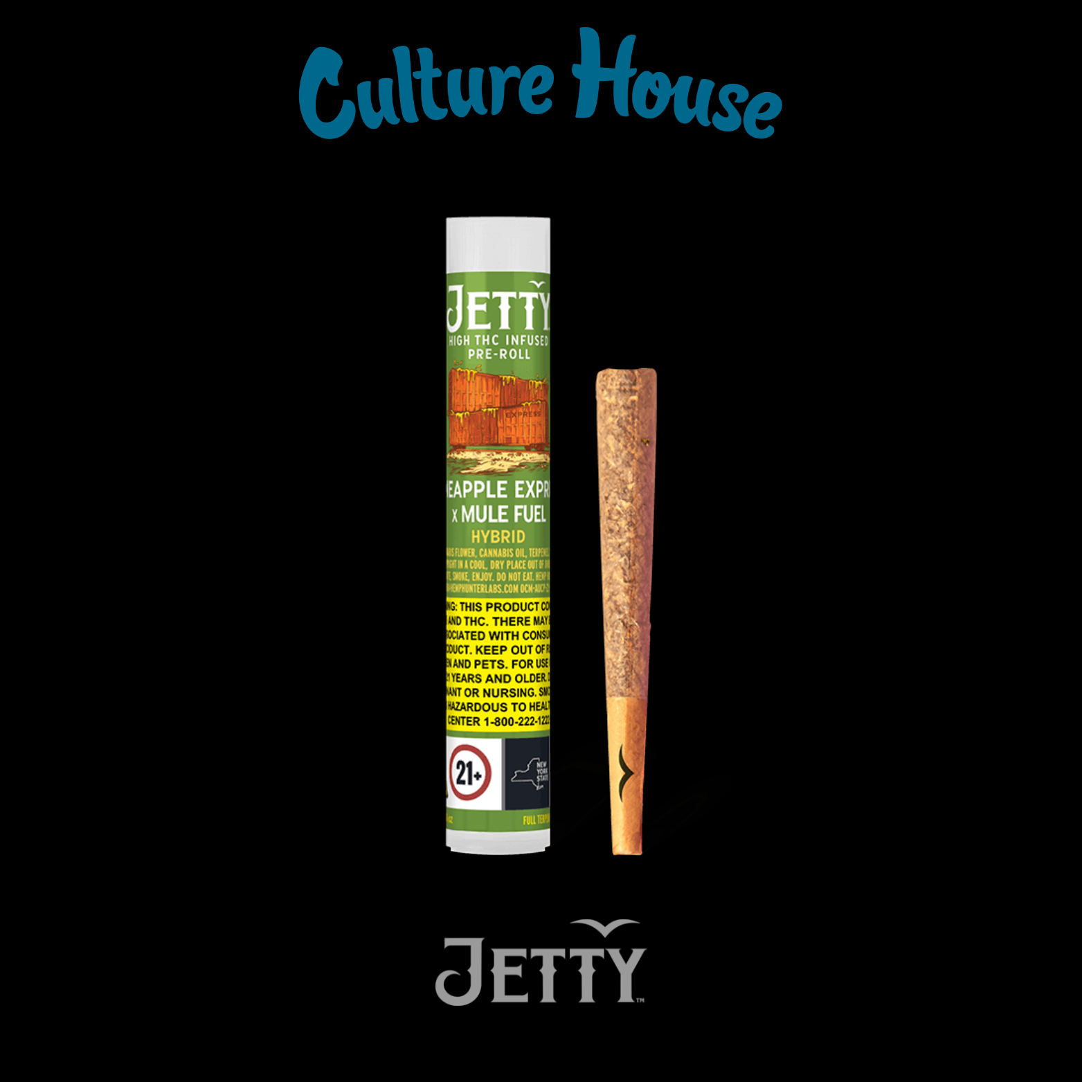 Photograph of product: Jetty | Pineapple Express x Mule Fuel | Infused