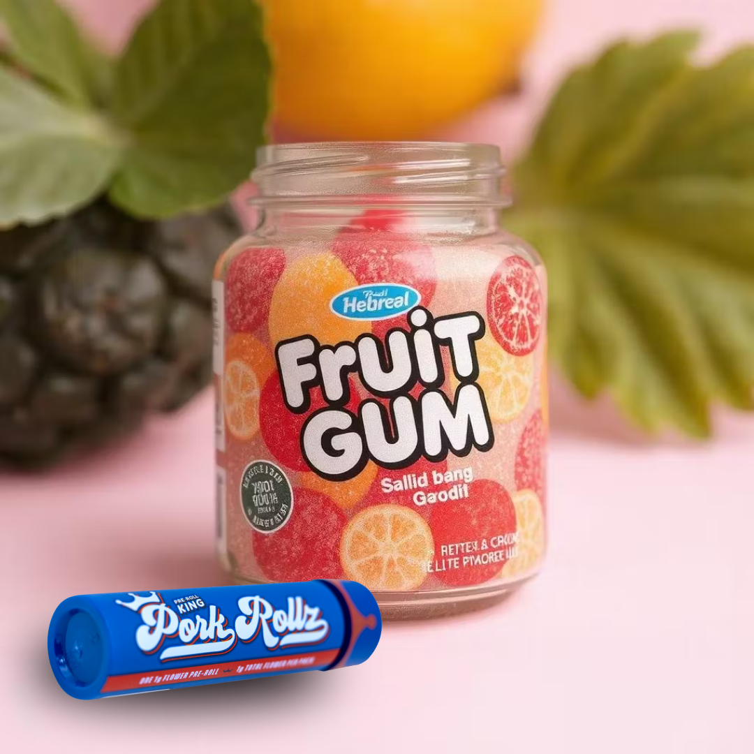 Photograph of product: King of Jersey - Pork Rollz 1 g joint | Fruity Gum
