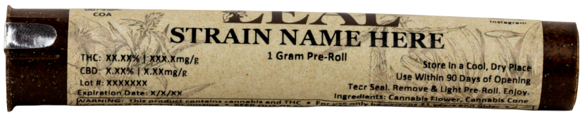 Photograph of product: Caramel Cream - Pre-Roll Single (1.0g)