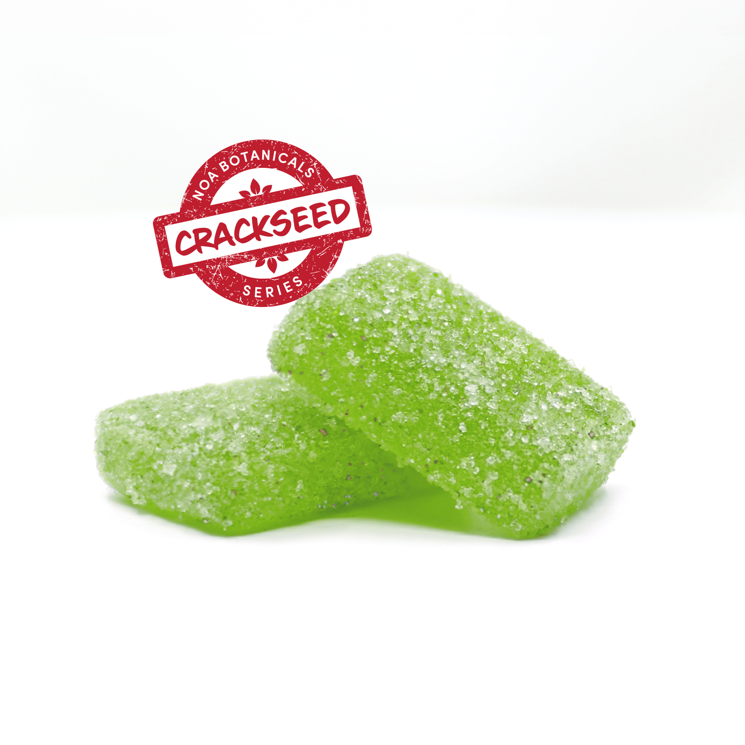 Photograph of product: Crack Seed Gummies - Li Hing Green Apple - 10pk
