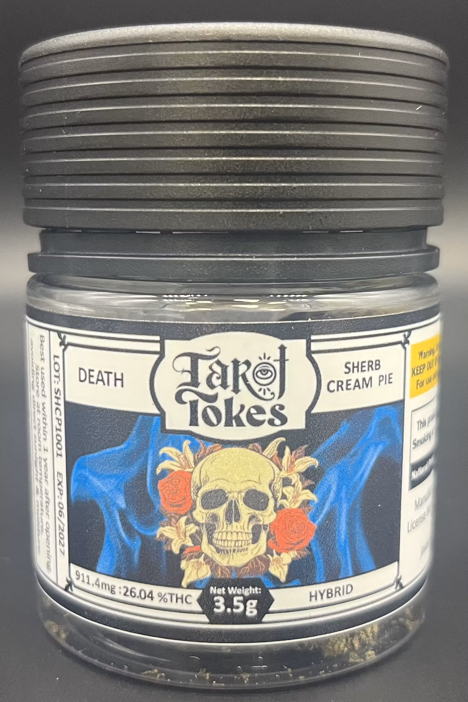 Photograph of product: Tarot Tokes | Flower | Sherb Cream Pie - 3.5g
