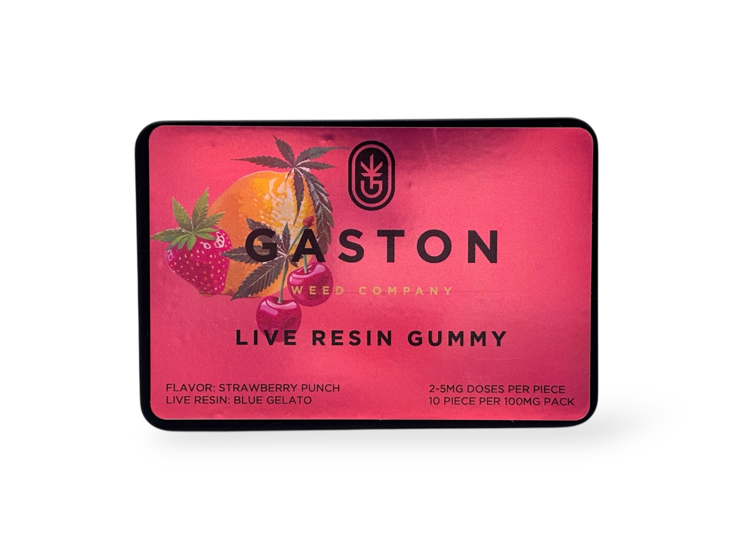 Photograph of product: Strawberry Punch Resin Gummies 100mg