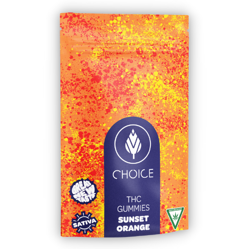 Photograph of product: Choice Sunset Orange Oui'd Soft Chews 200mg TH-oui