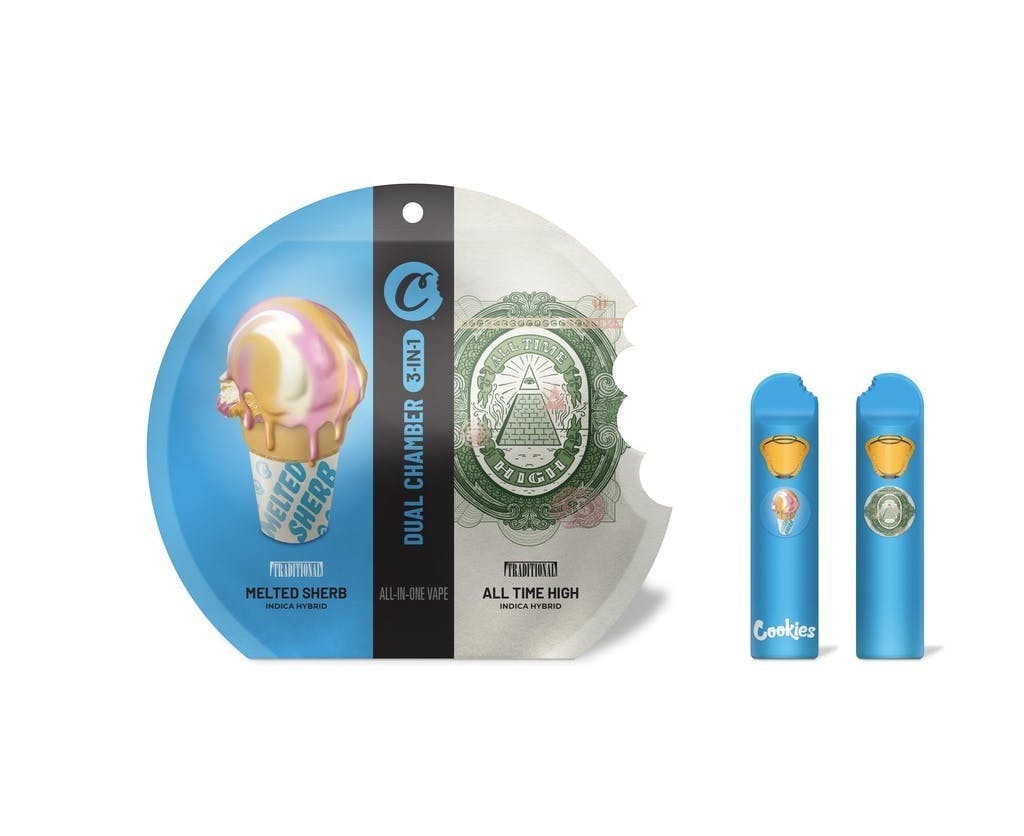 Photograph of product: 1G - RTU - DUAL - MELTED SHERB X ALL TIME HIGH