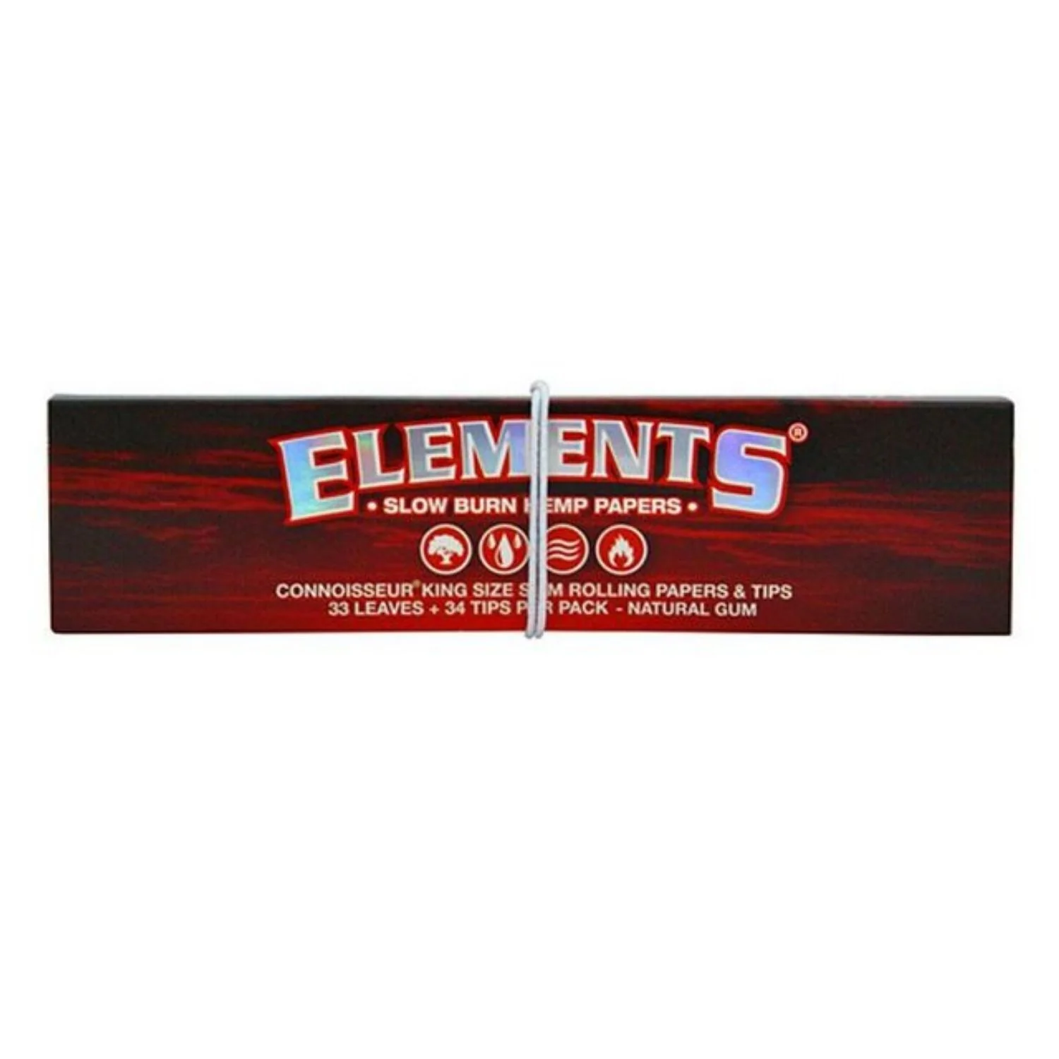 Photograph of product: Elements - King Size Connoisseur Papers w/ Tips