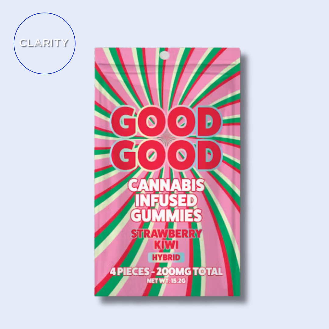 Photograph of product: Good Good | 200mg Gummies | Strawberry Kiwi