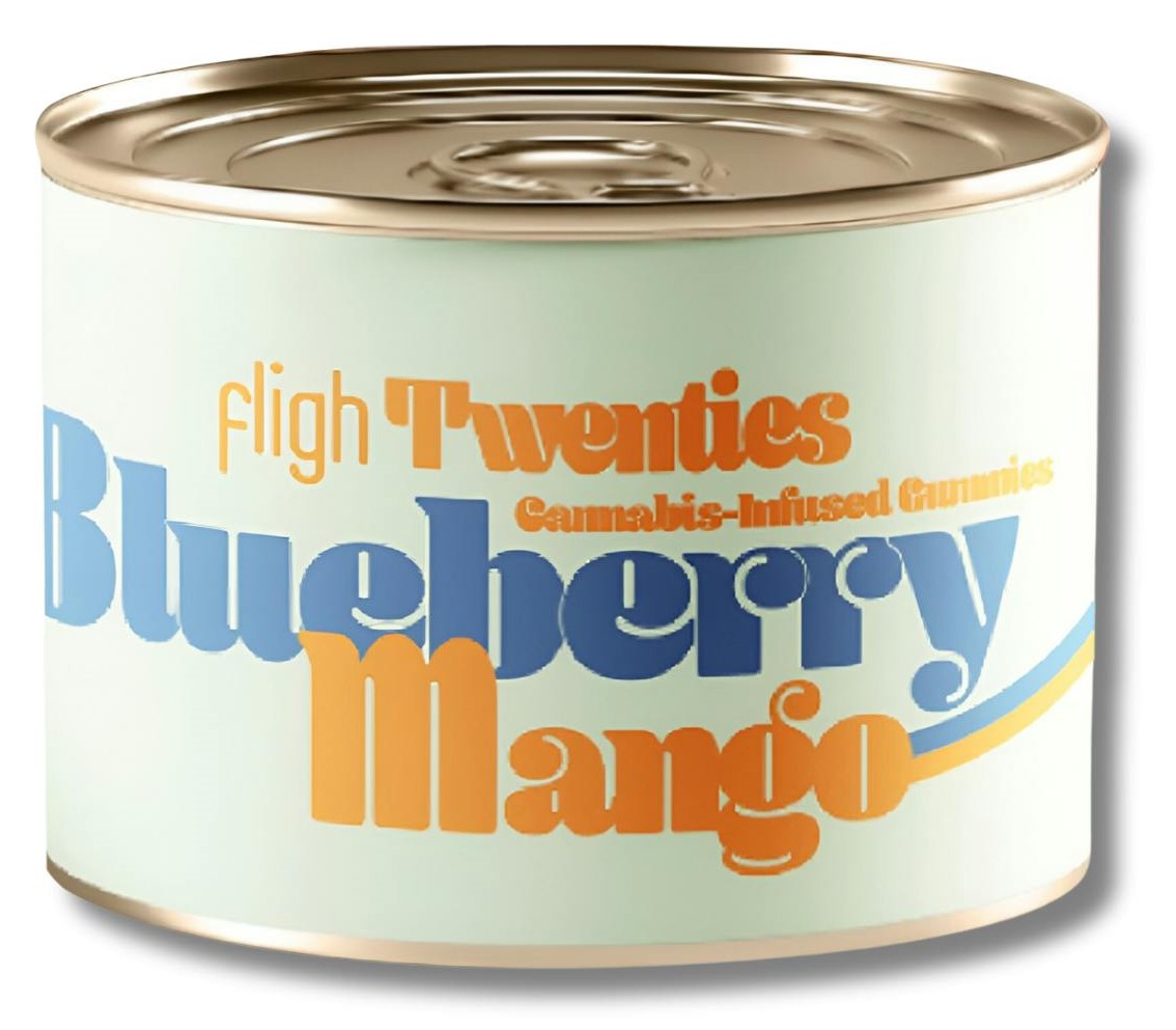 Photograph of product: 100mg Fligh Gummies - Blueberry Mango