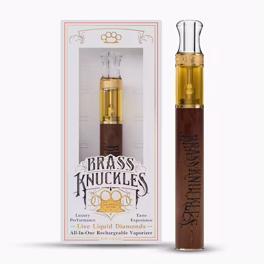 Photograph of product: Brass Knuckles | The Truth. Live Liquid Diamonds | 1g AIO