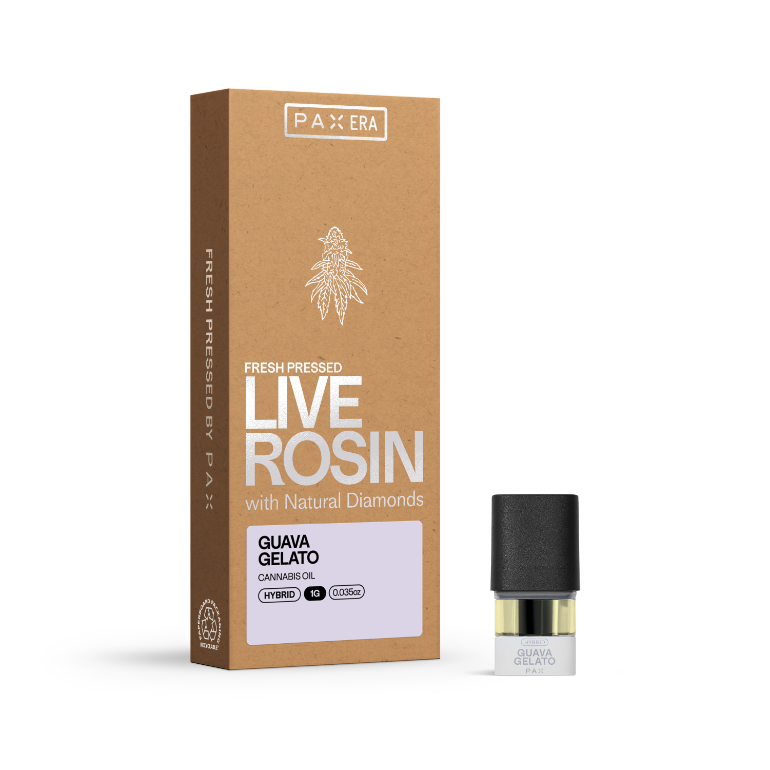 Photograph of product: Guava Gelato Rosin Pod