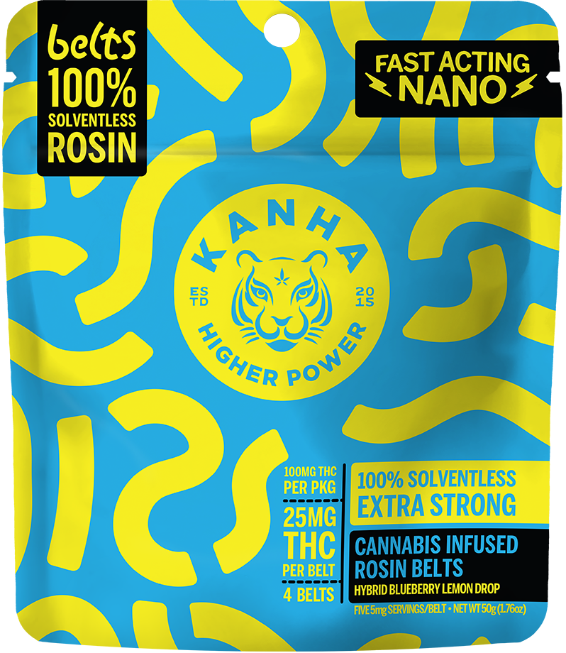 Photograph of product: Blueberry Lemon Drop Rosin Belts 4pk