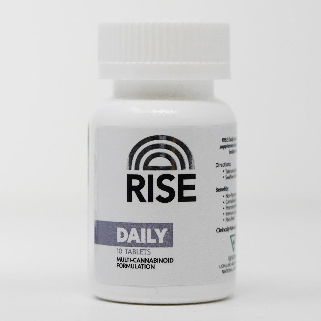 Photograph of product: RISE - 100mg Daily Tablets