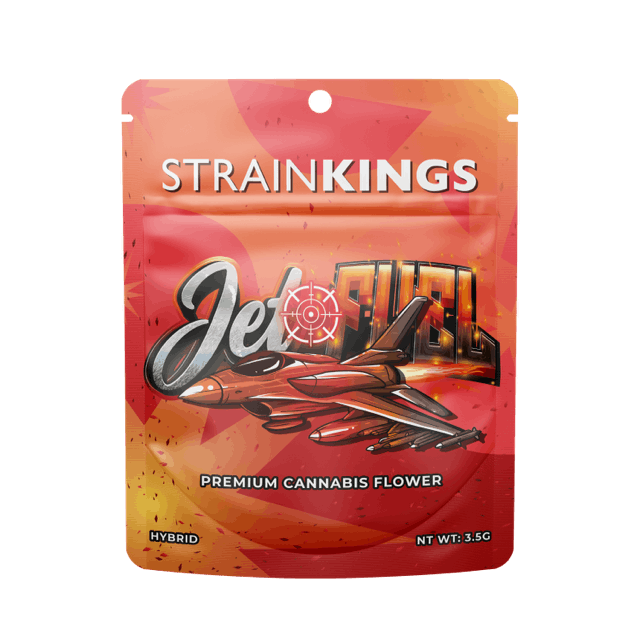 Photograph of product: Jet Fuel 3.5g | Strain Kings