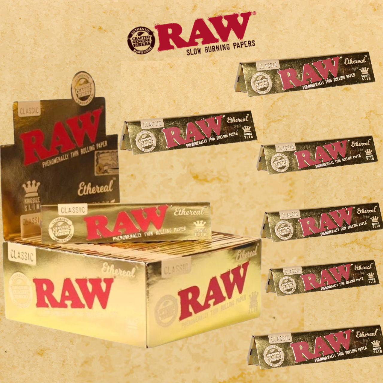 Photograph of product: Rolling Papers | King Size | Ethereal | Raw