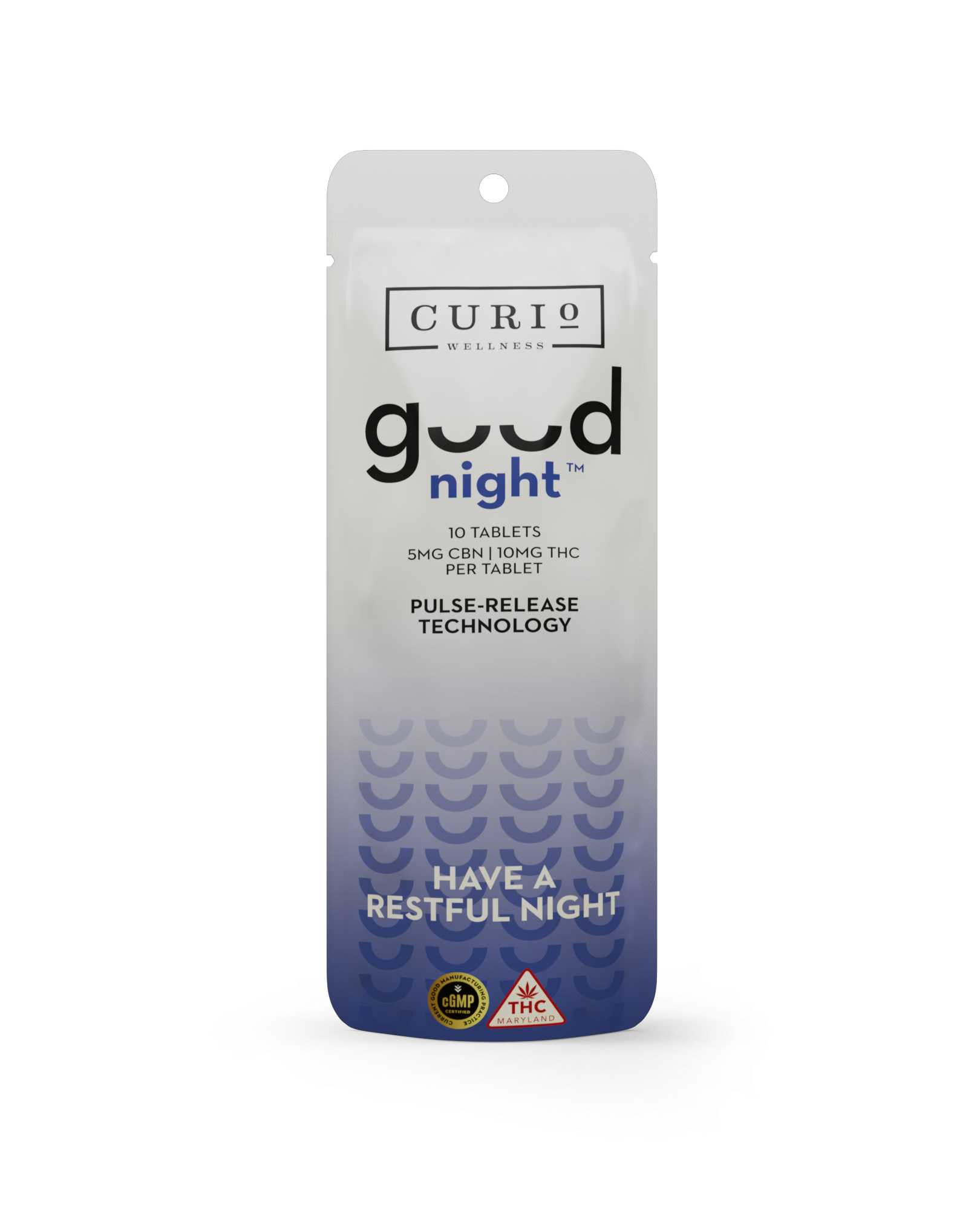 Photograph of product: Good Night Tablets CBN 2:1 10mg (10ct) - Curio
