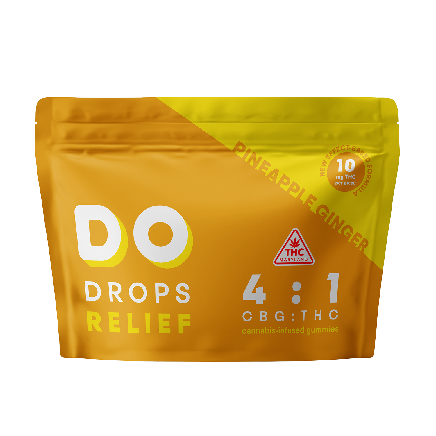Photograph of Product: DO Drops Relief | Pineapple Ginger 4:1 CBG/THC