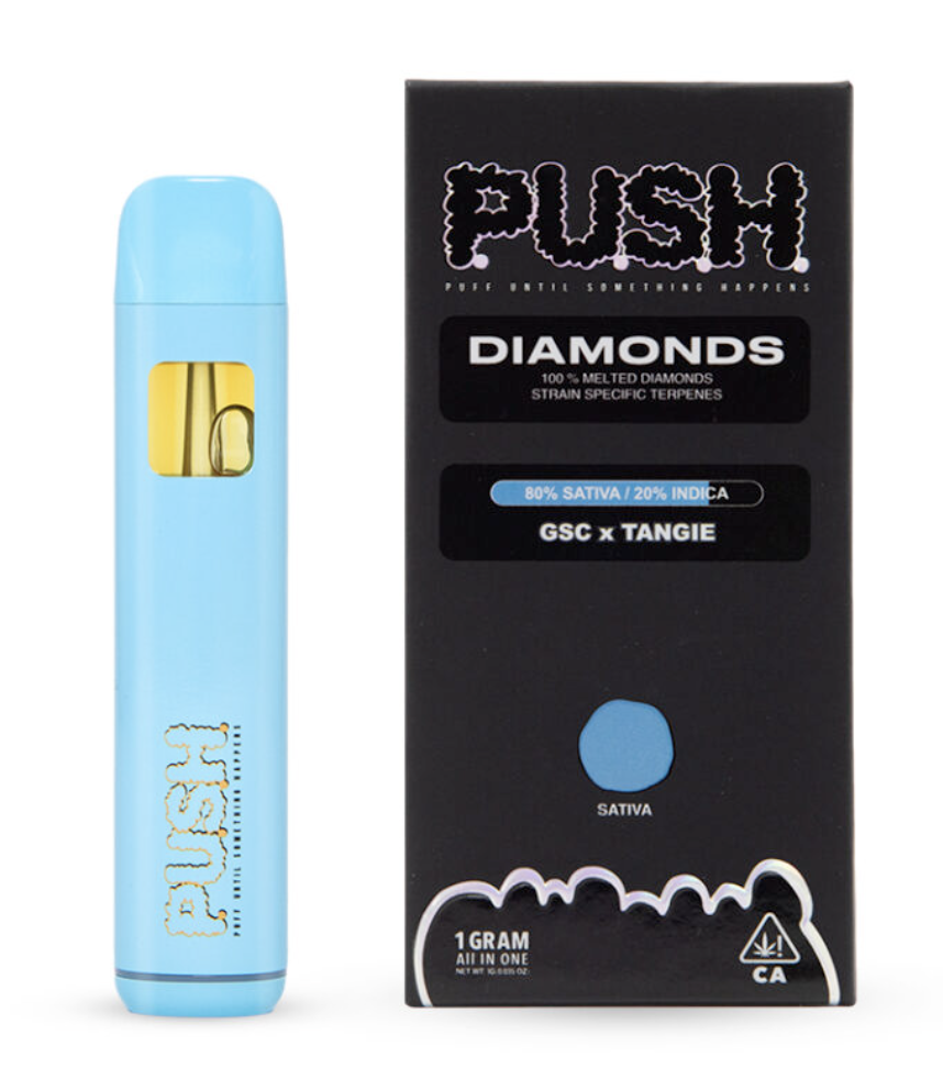 Photograph of product: PUSH: GSC X TANGIE 1G MELTED DIAMONDS ALL-IN-ONE