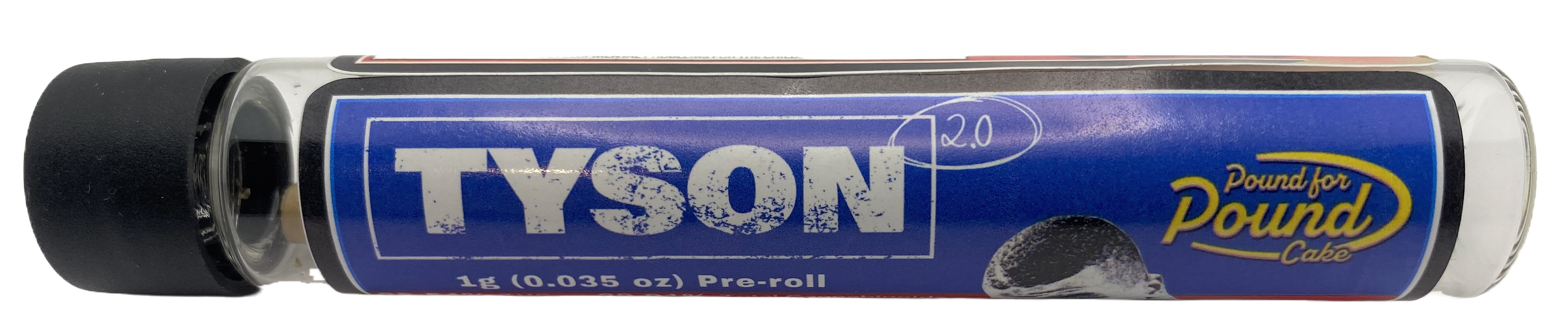 Photograph of product: Tyson 2.0 | Pound For Pound Cake | Pre-Roll