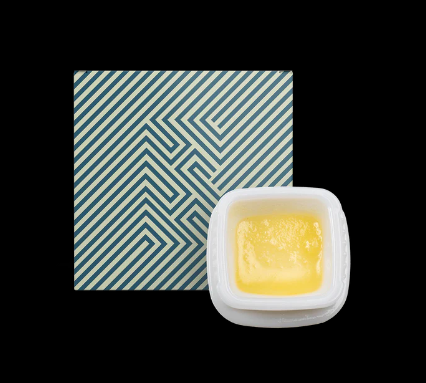 Photograph of product: Blotter Papa Smurf Live Resin Sugar