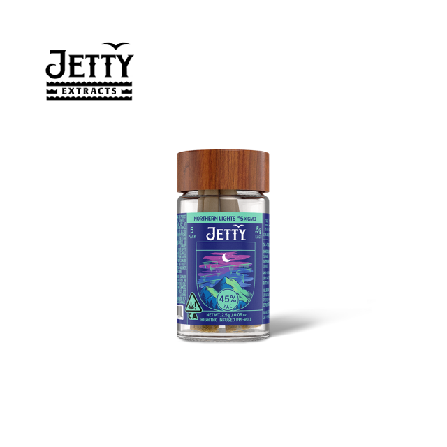 Photograph of product: NORTHERN LIGHTS X GMO 2.5G 5 PACK INFUSED PREROLLS