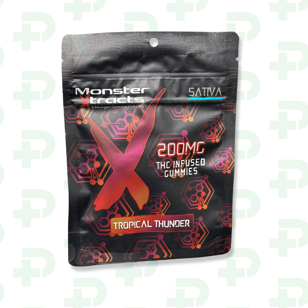 Photograph of product: Monster 200mg Gummy - Oui'd - TROPICAL THUNDER