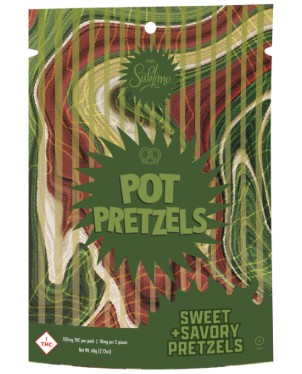 Photograph of product: Sublime - Pretzels - (H) - Sweet & Savory - 100mg