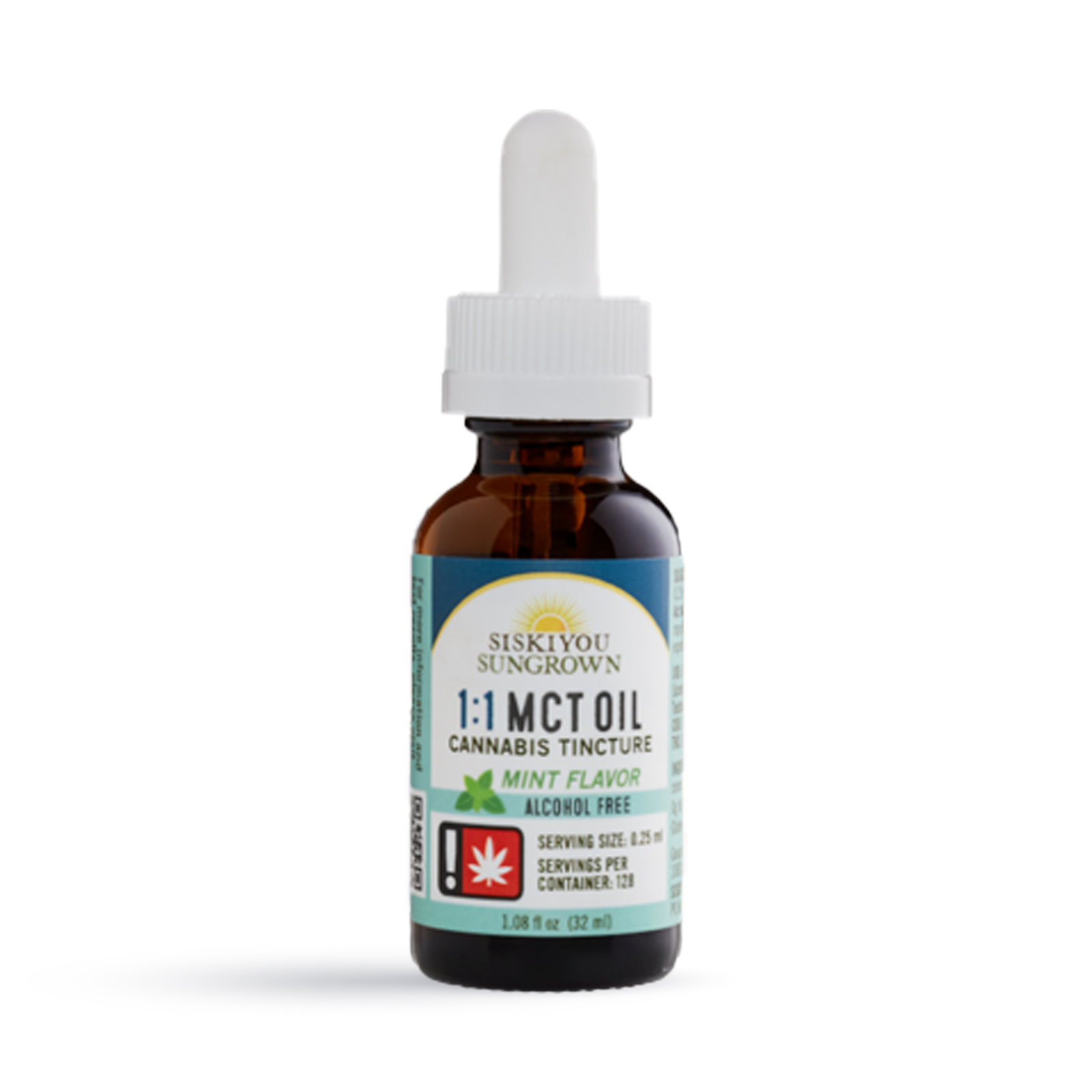 Photograph of product: 1:1 MCT Oil Mint Tincture | 1oz