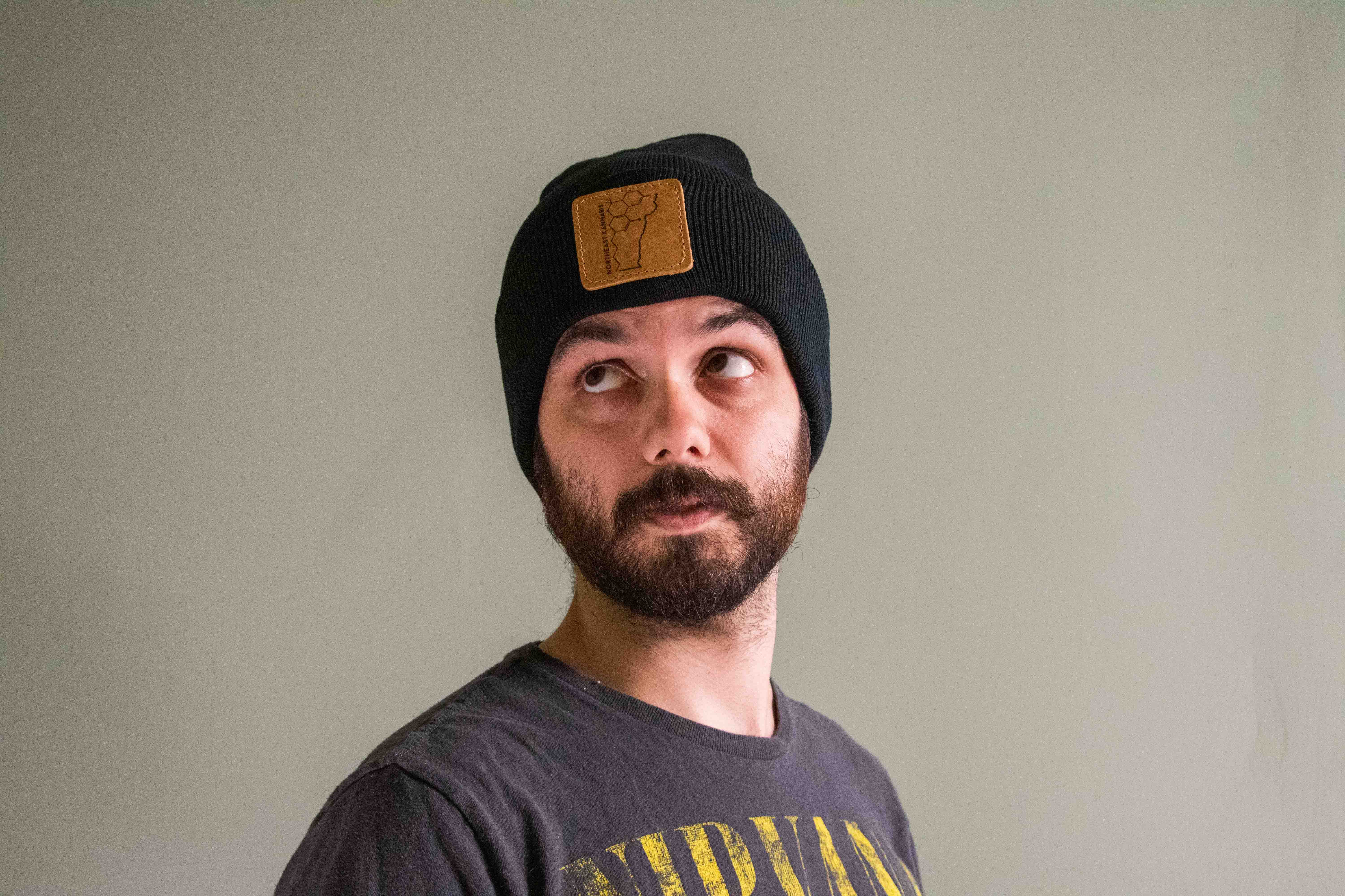 Photograph of product: Black Beanie TH-oui VT Logo