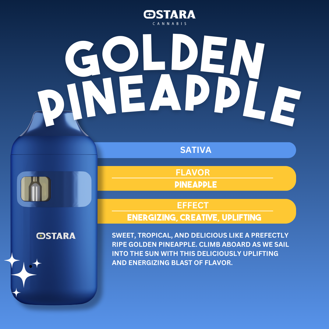 Photograph of product: Golden Pineapple Disposable | 1g