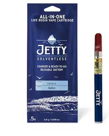 Photograph of product: Jetty | Papaya | Solventless, Live Rosin | AIO