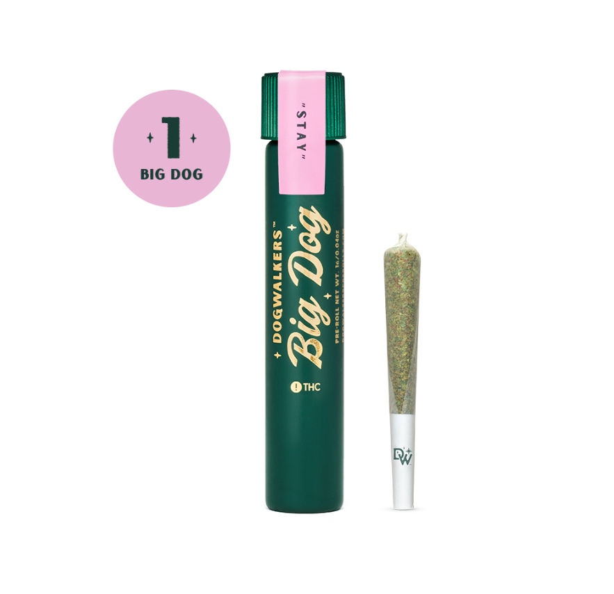 Photograph of product: Dogwalkers Big Dog | Kosher Kush | 1g (Oui'd)