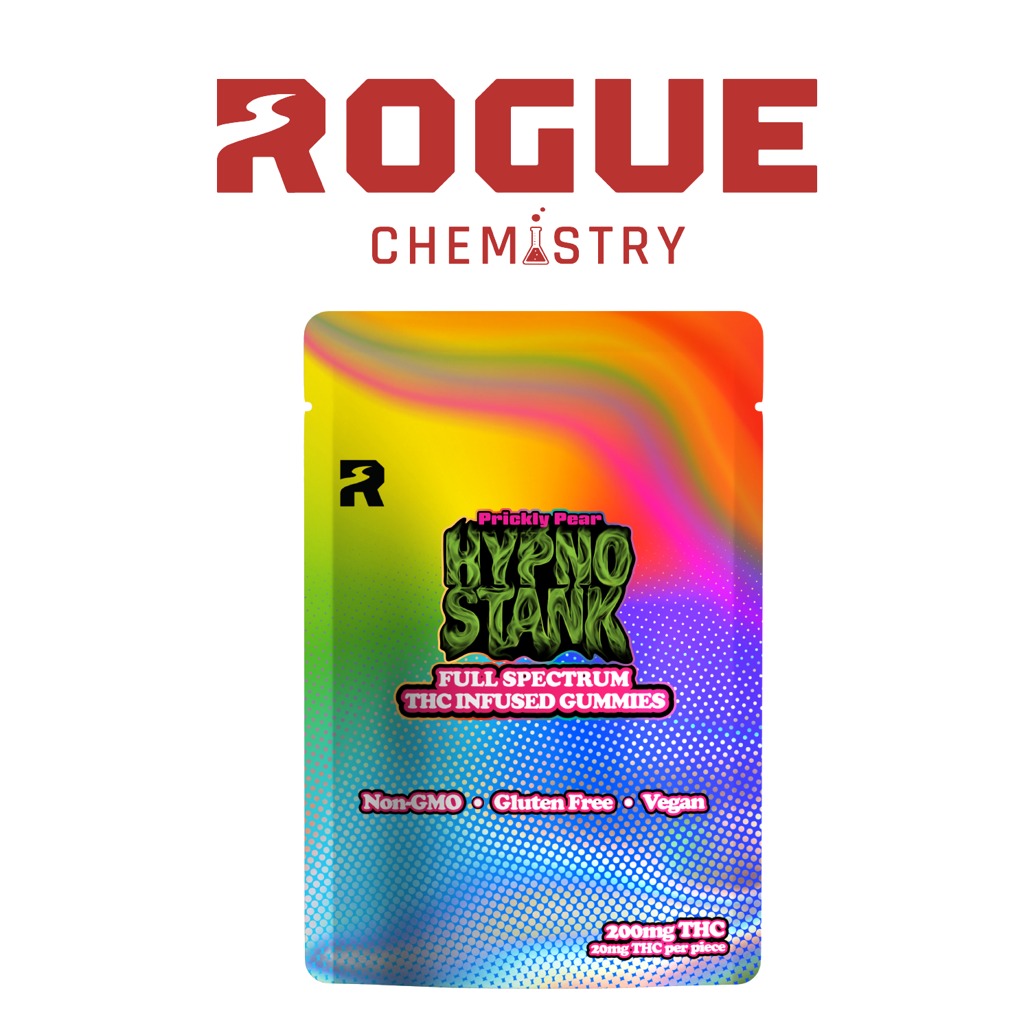 Photograph of product: 200mg Full Spectrum Hypno Stank Prickly Pear Gummies (10x20MG)