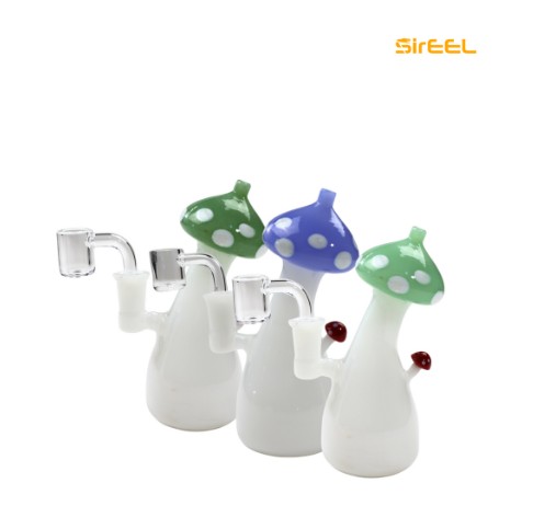 Photograph of product: SIREEL - 6" MUSHMOUTH DAB RIG W/ BANGER