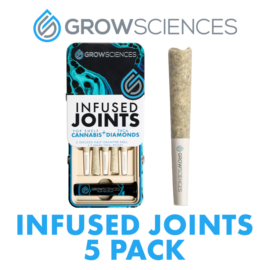 Photograph of product: Grow Sciences Infused Pre-Roll 5pk - Prickly Pear