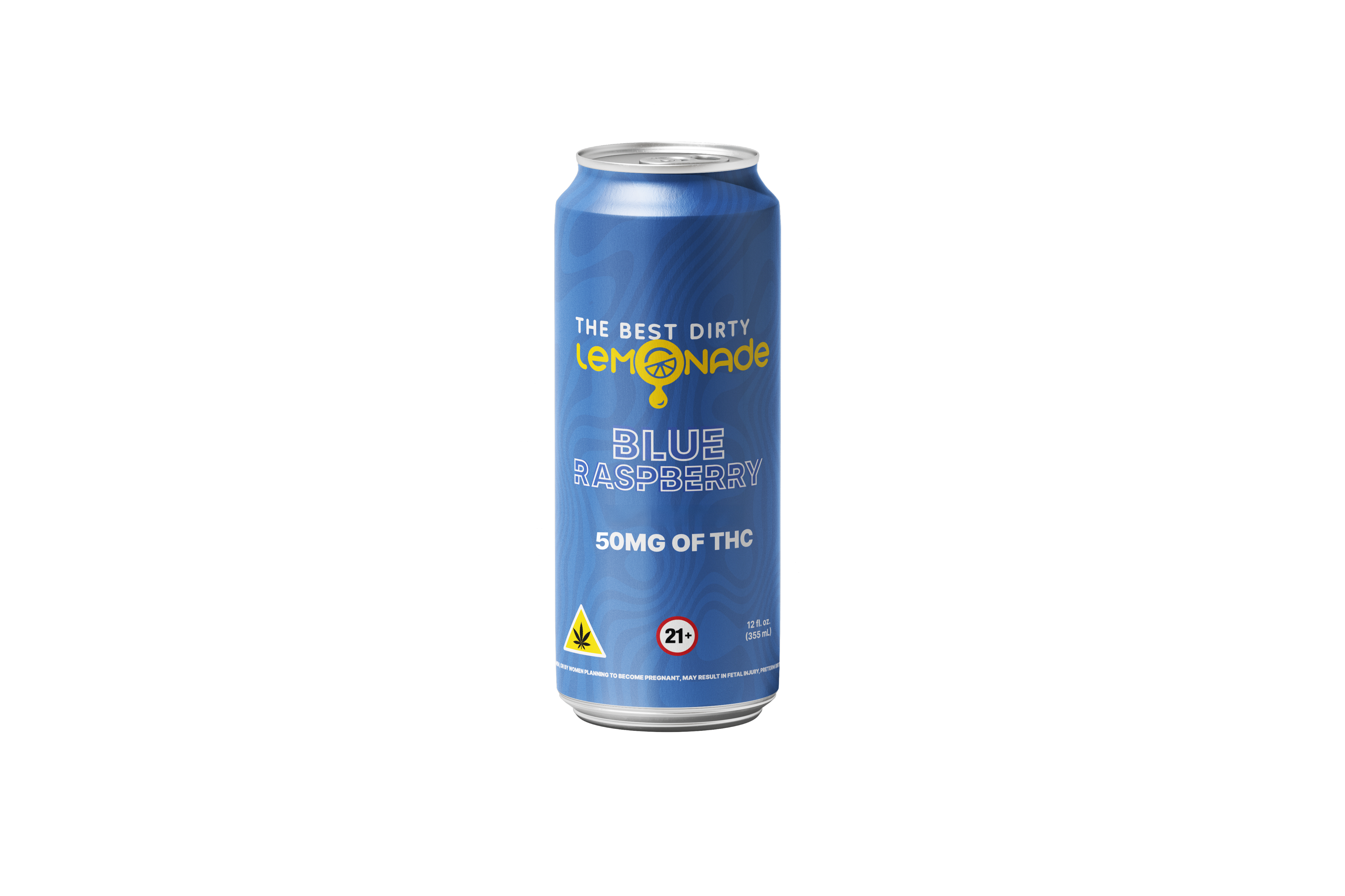 Photograph of product: Best Dirty Lemonade - 50mg Infused Drink - Blue Raspberry Lemonade