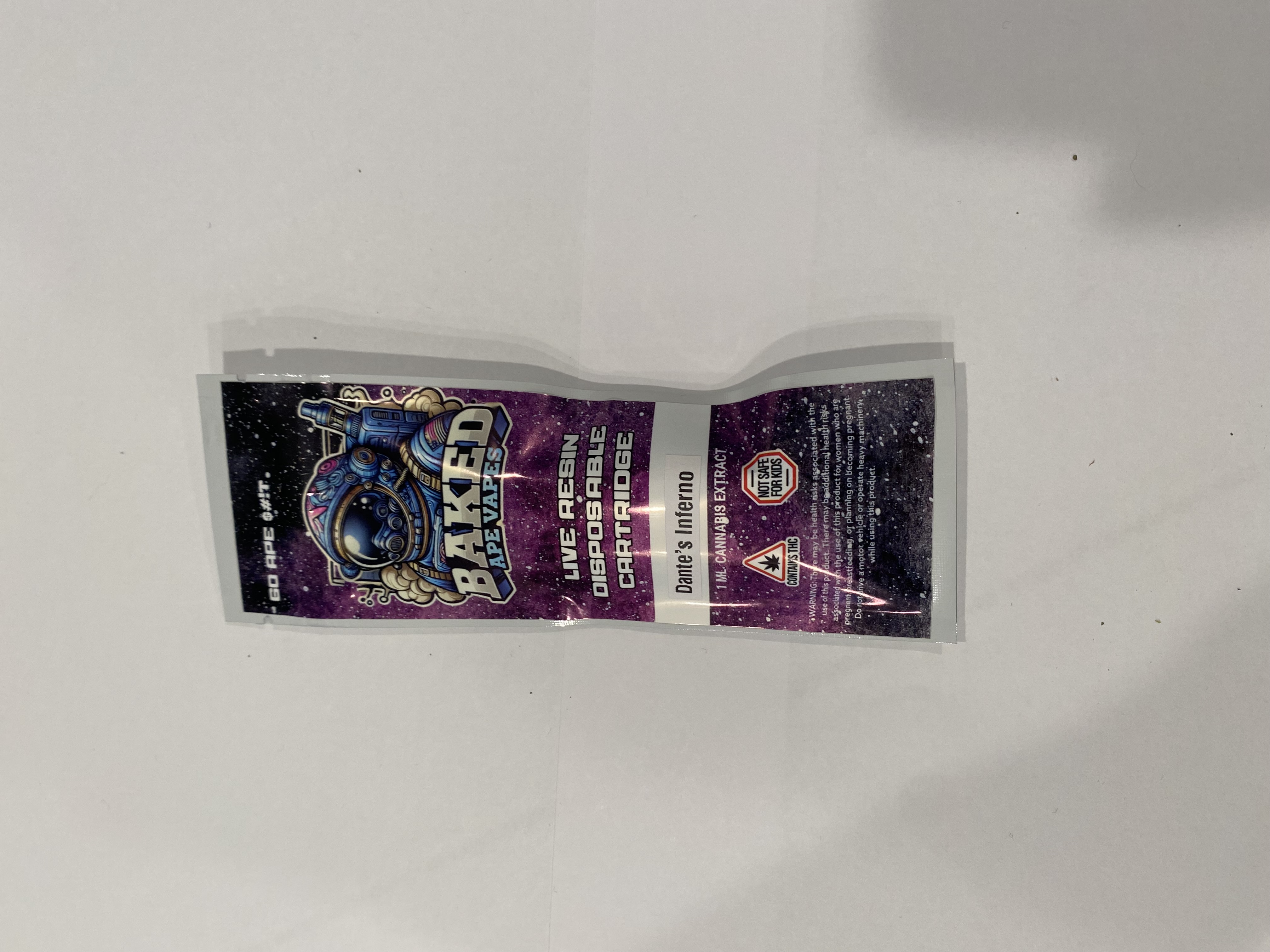 Photograph of product: Dante's Inferno - Live Resin Disposable Vape