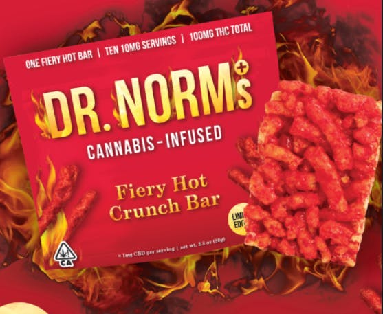 Photograph of product: Fiery Hot Crunch Bar 100mg - 