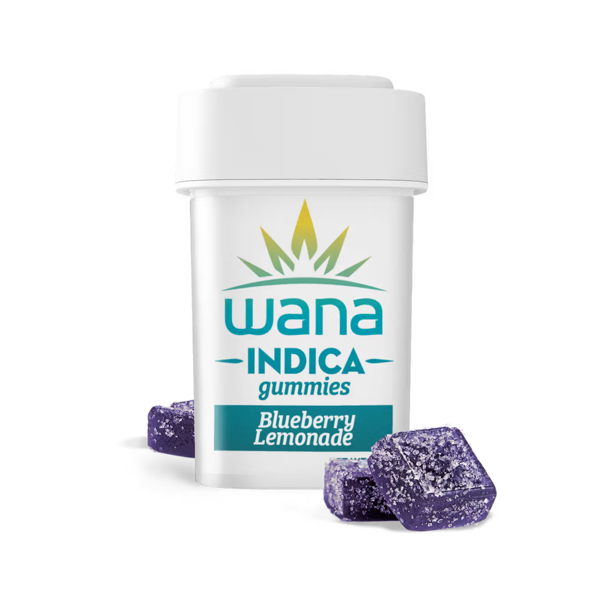 Photograph of product: Wana | Gummy | Blueberry Lemonade | 200mg