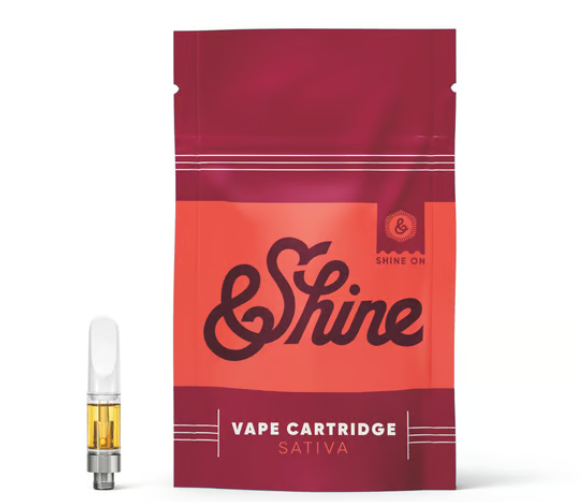Photograph of product: &Shine - Vape Cart - Ghost Train Haze (.5g)