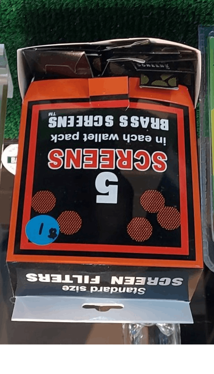 Photograph of product: 5 pk. pipe screens