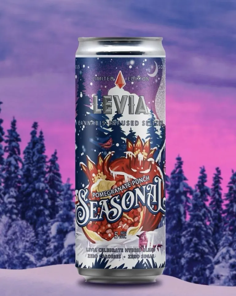 Photograph of product: Pomegranate Punch | Pomegranate Seltzer | 5mg