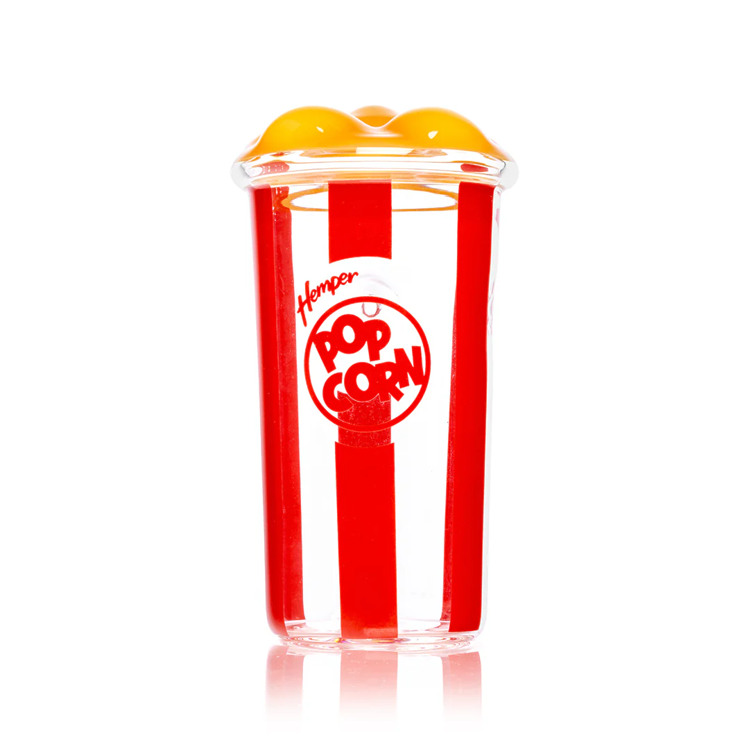 Photograph of product: Popcorn Bucket Handpipe | Glass Handpipe | Hemper