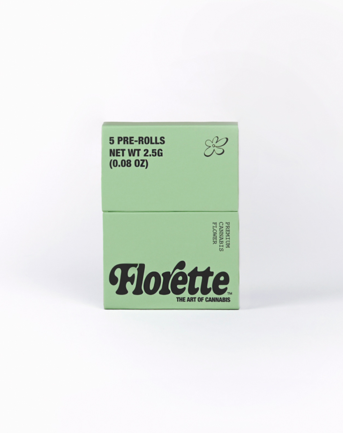 Photograph of product: Florette | Blue Zushi | Pre-Roll 5pk | 2.5g