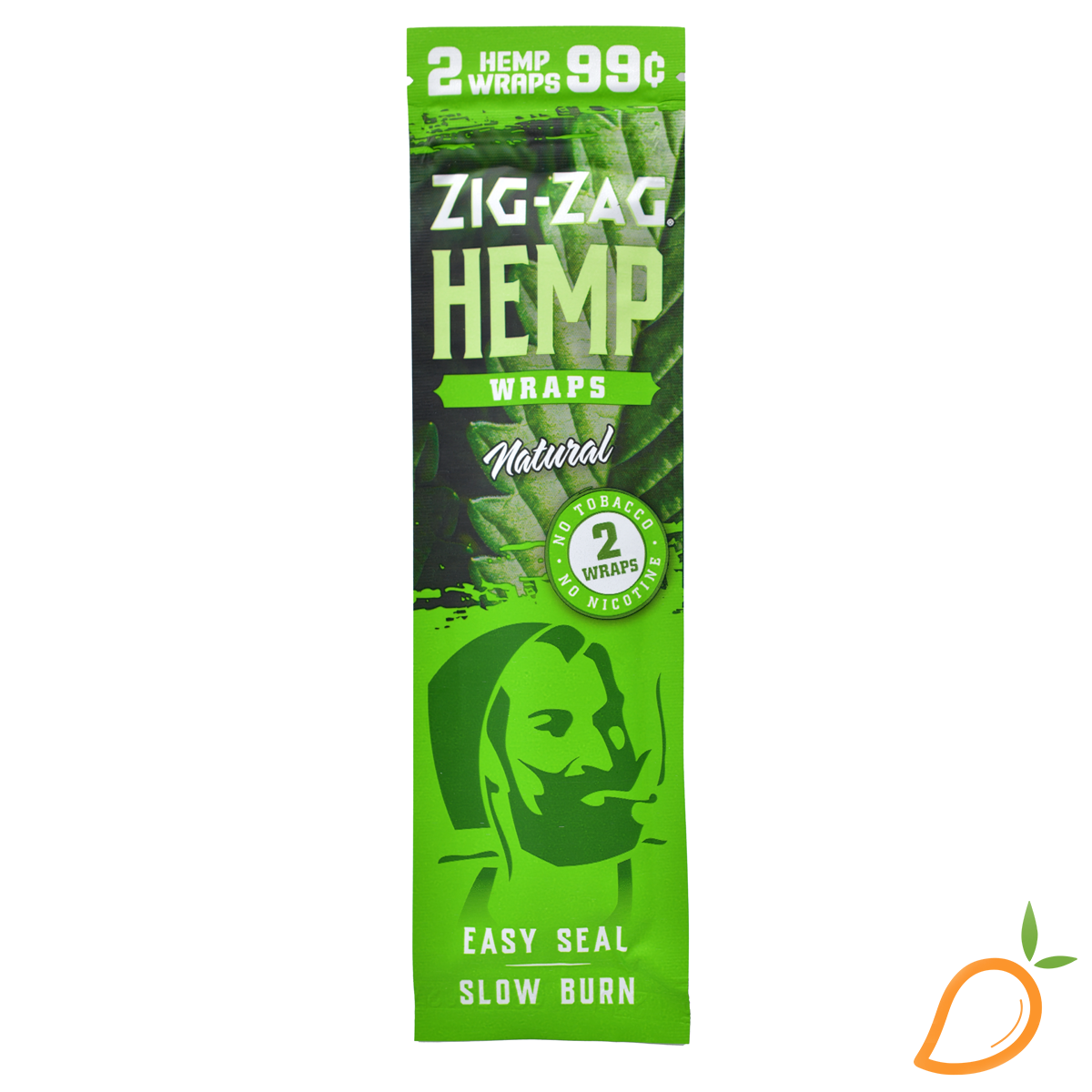 Photograph of product: 2pk Natural Hemp Wrap Zig Zag